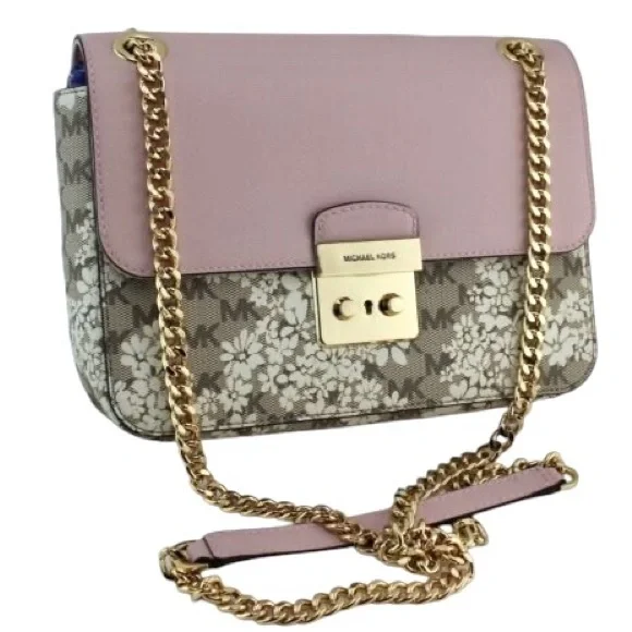 Michael Kors Pink Brandi Small Flap Shoulder Bag